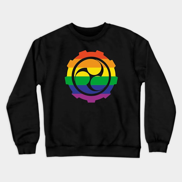 MechaCon LGBTQ Pride Crewneck Sweatshirt by MechaJon